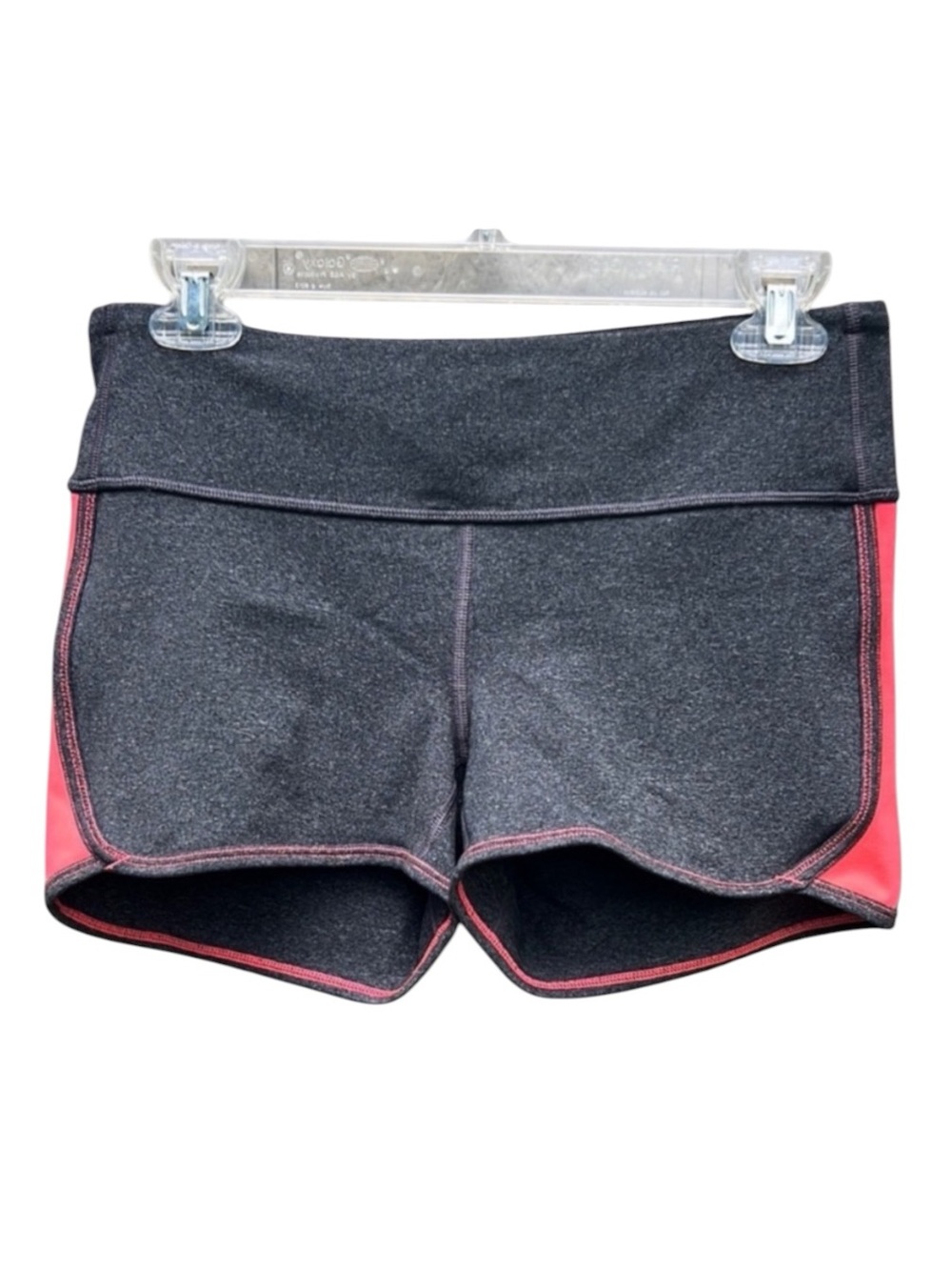 GapFit Gfast Activewear Short Shorts Size Medium Gray/Pink Athletic
